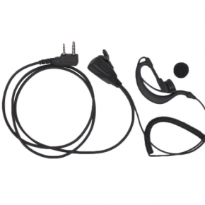 C type Earpiece with PTT and MIC for KENWOOD Radios